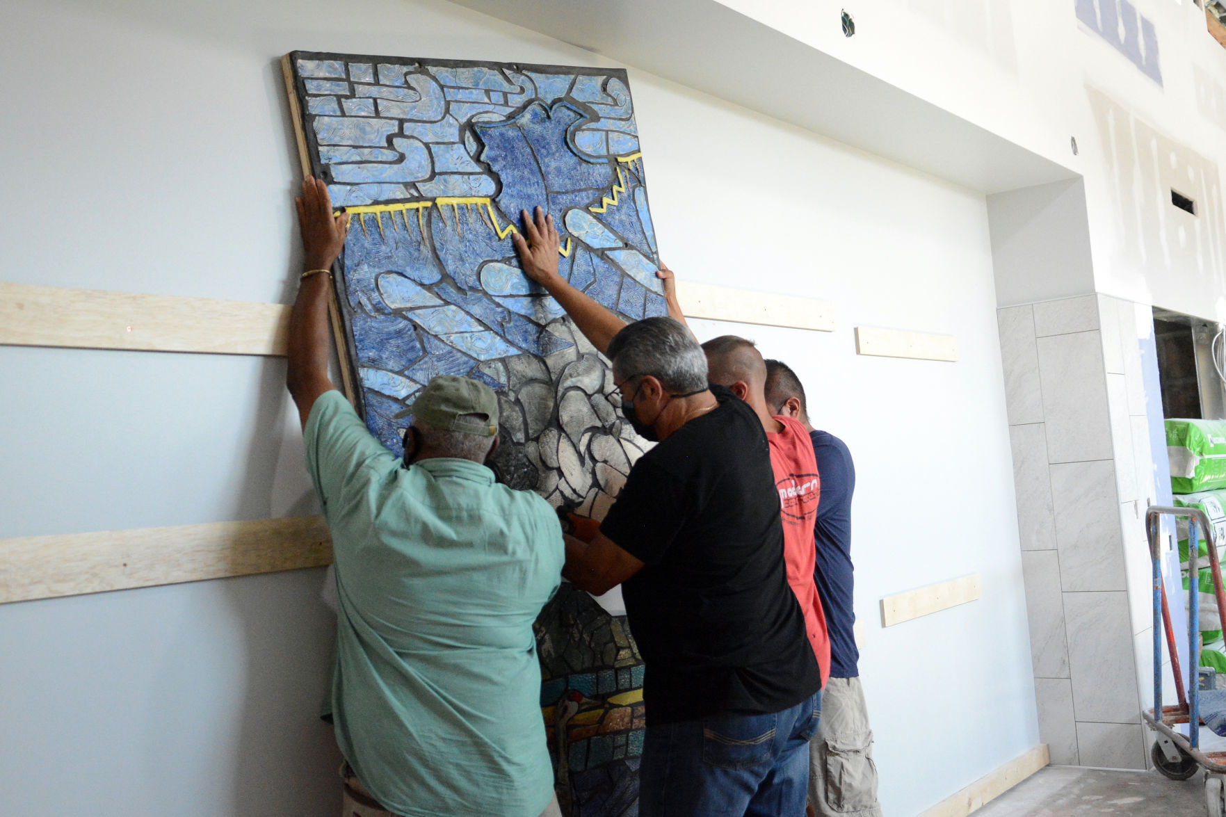 Little Eagle Arts Foundation mural for Baraboo middle school